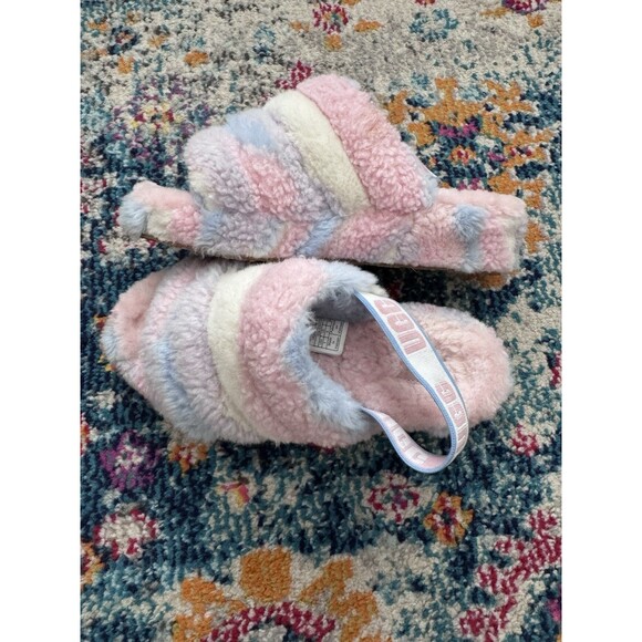 UGG‎ Fluff Yeah Slide Sandals Cotton Candy Platform Women's Size 7 - Picture 5 of 6